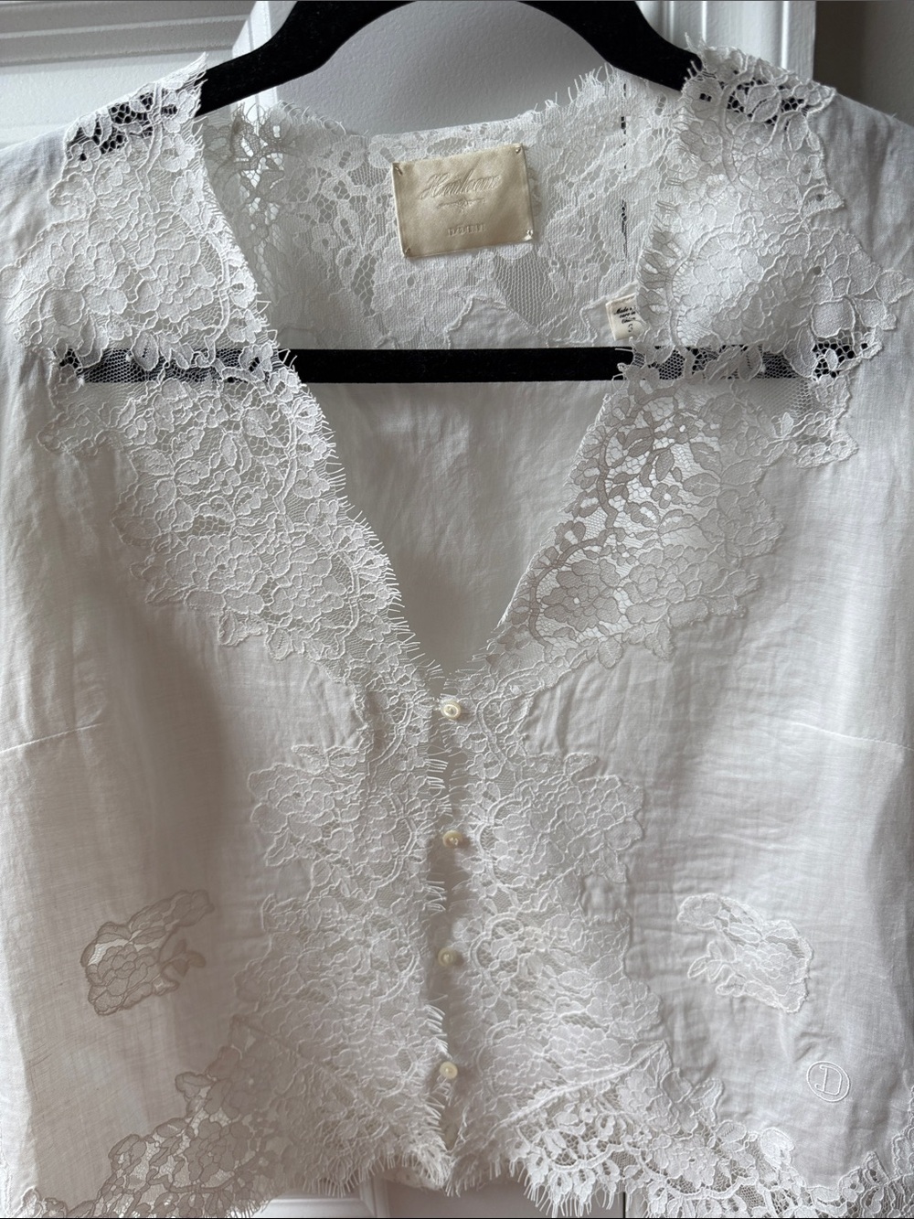 Doen White Lace blouse - Picture 6 of 11